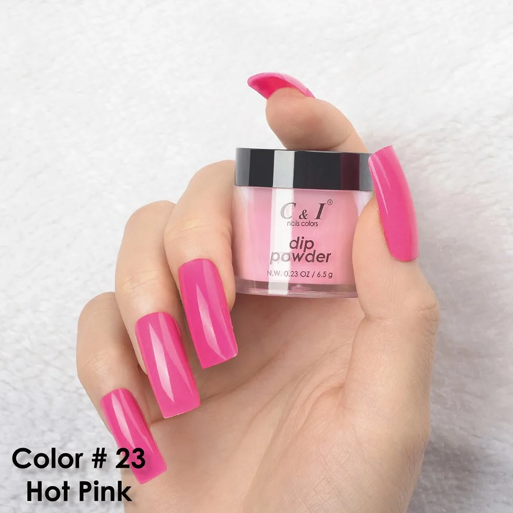 C&I Mini Dip Powder Color # 23 Hot Pink 2