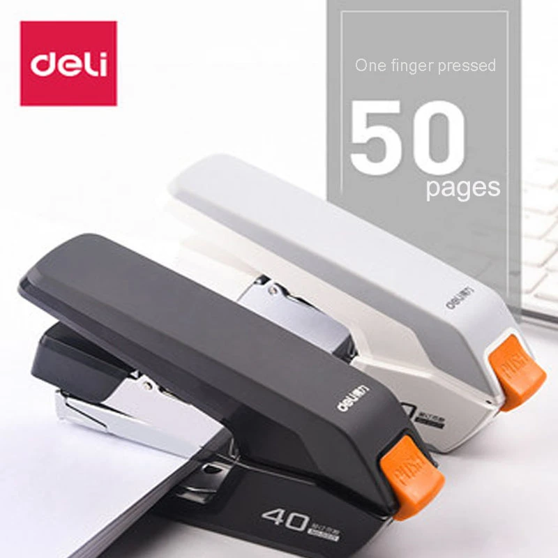 Deli Power-saving Stapler Office Supplies Student Set Mini - AliExpress