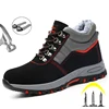 High Quality Winter Boots Men Steel Toe Cap Safety Boots Work Shoes Men Puncture-Proof Work Boots Plush Warm Safety Shoes Boots ► Photo 2/6