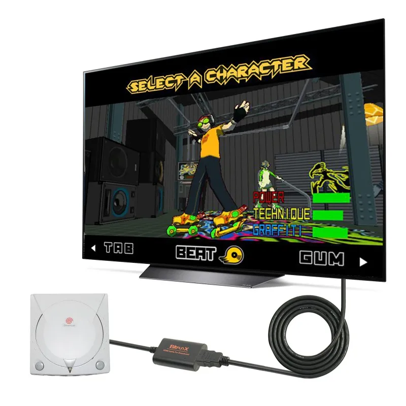 Адаптер Dreamcast hdmi с кабелем HDMI 4K 60 Гц для консолей Sega Dreamcast|Кабели HDMI| |