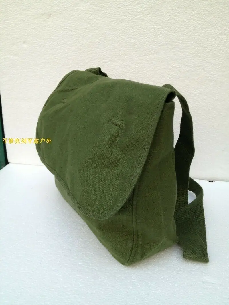 OUTDOORS VIETNAM WAR CHINESE ARMY PLA 1965 CANVAS POUCH BAG SATCHELS MILITARY