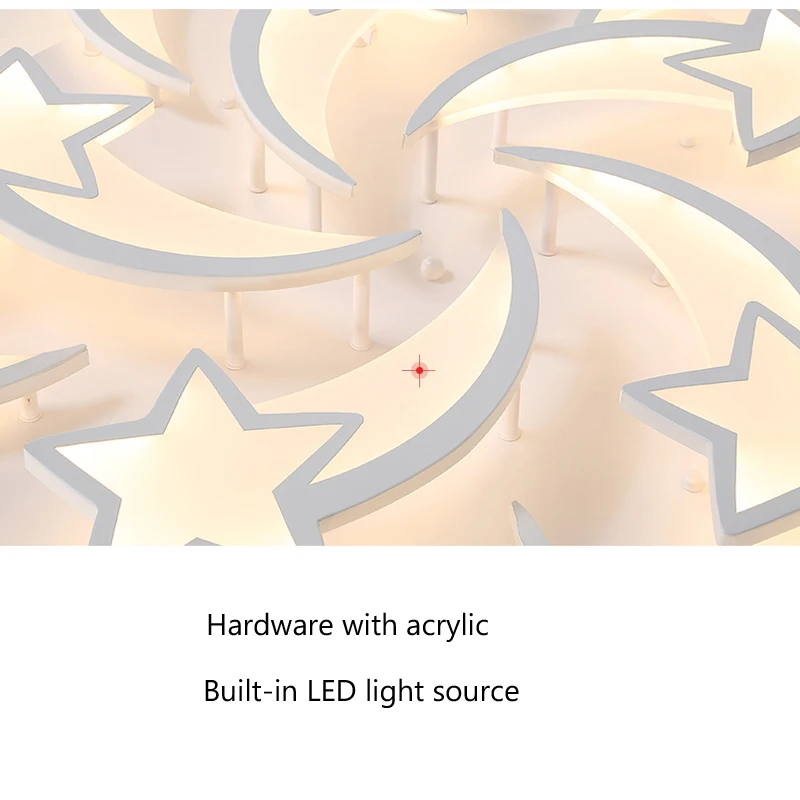  Modern LED Chandelier Stars Ceiling chandeliers Lighting With Remote Control For Living Room Bedroo - 4000348043538