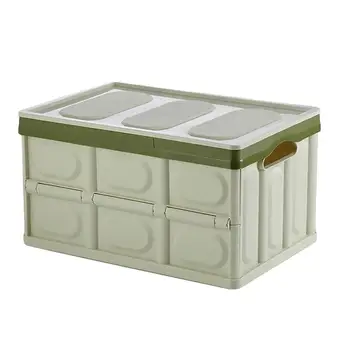 

Folding Plastic Storage Box, Car Storage Box Tail Box for Automatic Organization Movement and Long-term Storage