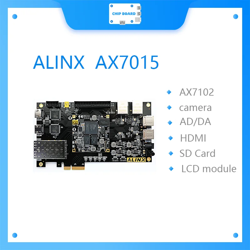 Черная Золотая плата Alinx XILINX FPGA ZYNQ ARM 7015 PCIE Zedboard AX7015|Демонстрационные стенды| |