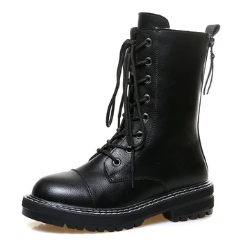 

Winter Shoes Women Ankle Boots Female Winter 2020 Trend Snow Boots Women's Shoes Woman Booties Black Plush Boot Female Warm New