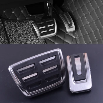 

beler 2pcs Brake&Gas Pedal Pad Caps Covers Fit For VW Golf MK7 E-Golf Touran Tiguan MK2 Arteon Skoda Octavia MK3 2018 5G1064205