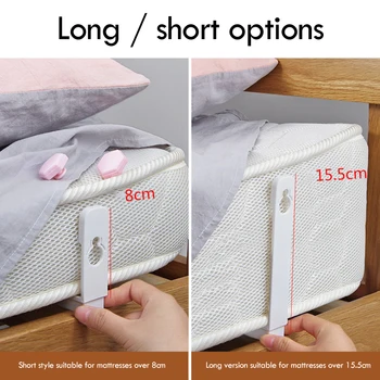 

Multifunction Bed Sheet Clip Sheet 4pcs/set Mattress Coverlet Quilt Cover Fasteners Gripper Non-slip Fixed Clamp Holder