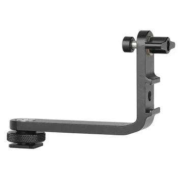 

L-Shaped Bracket Extended Lighting Microphone Adjustable L-Shaped Bracket for 5 Inch 5.5 Inch Monitor