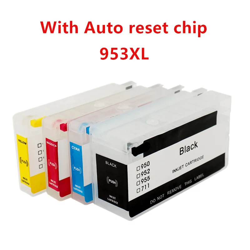 Vuoto Per Hp 953Xl Cartuccia Di Inchiostro Ricaricabile Compatibile Per Hp 953 953 Xl Officejet Pro 7720 7740 8210 8710 8715 8718 8720 8725
