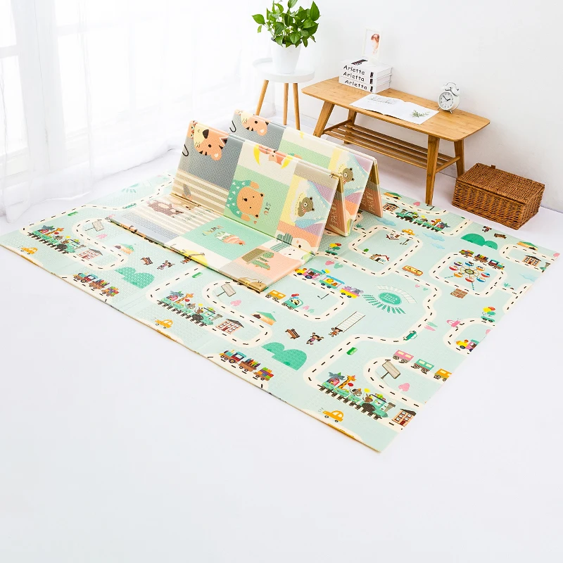 XPE Puzzle Toys Kids Rug 1cm Thickness Crawling Pad Children's Developing Mats For Toddler Games Activity Baby Play Mat Foldable|Play Mats|   - AliExpress