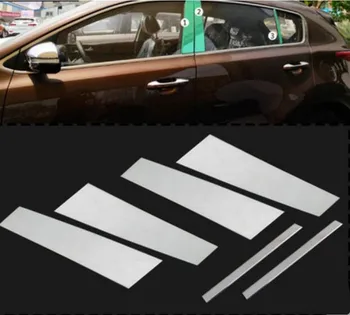 

For KIA Sportage QL/KX5 2016 2017 2018 stainless steel Window Trim Pillar Cover Sticker Center sequins decoration Accessories fa
