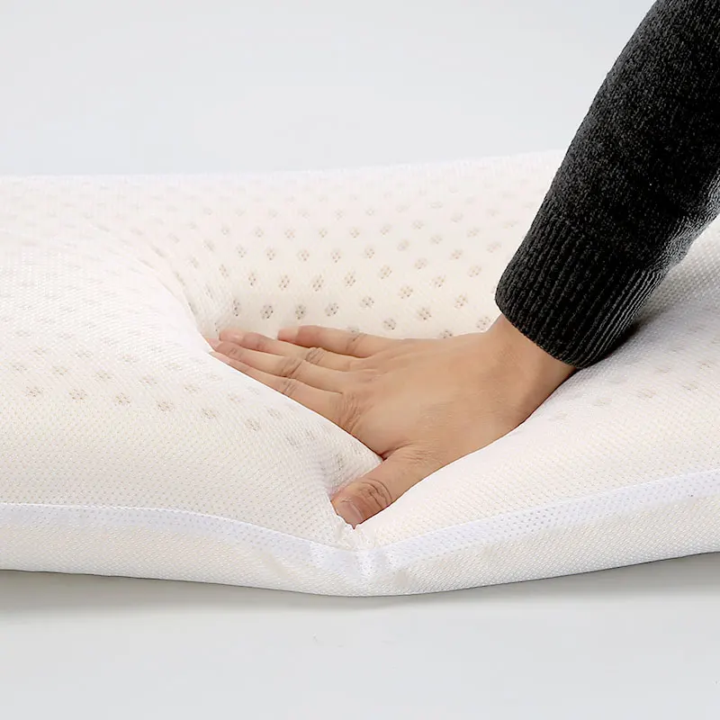LISM TOP Quality Natural Latex Adults Bedding Vertebrae Massage Pillow Health Neck Bonded Head Care Memory Pillow 3