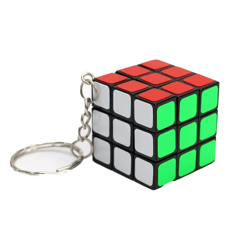 Самый дешевый 3x3x3 ZCUBE мини 3-й заказ брелок волшебный скоростной пазл обучающая
