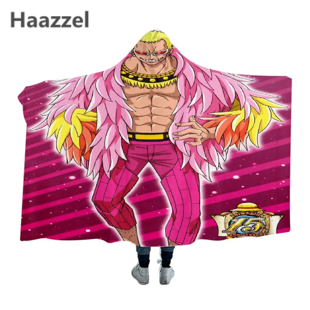 One Piece Doflamingo 3D Print Spot Plush Hooded Blanket For Adults Kid Warm  Home Picnic Wearable Fleece Blankets Sofa cloth|Blankets| - AliExpress
