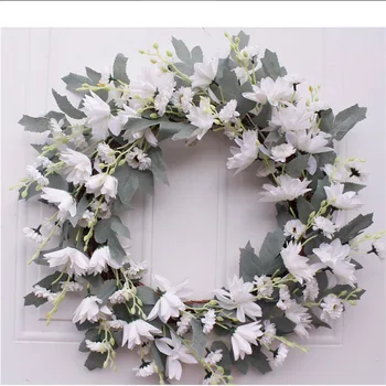 

50cm Dahlia Garland Artificial Handmade Garland Door Decoration Pendant Used for Wedding Home Decoration Garland