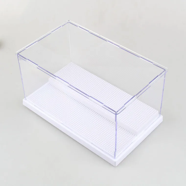 

Transparent Assembled Acrylic Organic Glass Cover Dustproof Box Transparent Garage Kit Display Box 25X14.5X12