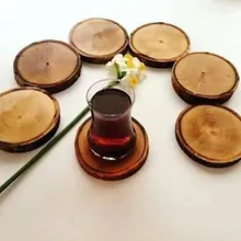 6/шт Naturatolia Coaster английский деревянный ручной работы кухня чай кофе чашка Организация держателей вечерние Coaster