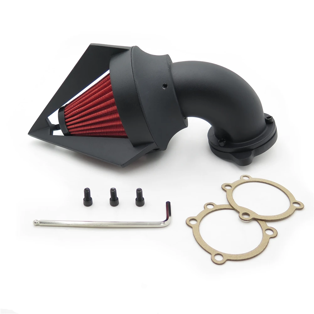 Aftermarket мотоциклетные части Спайк Воздухоочиститель наборы фильтров для Harley Davidson S& S custom CV EVO XL Sportster CD - Цвет: MT227C-MBK