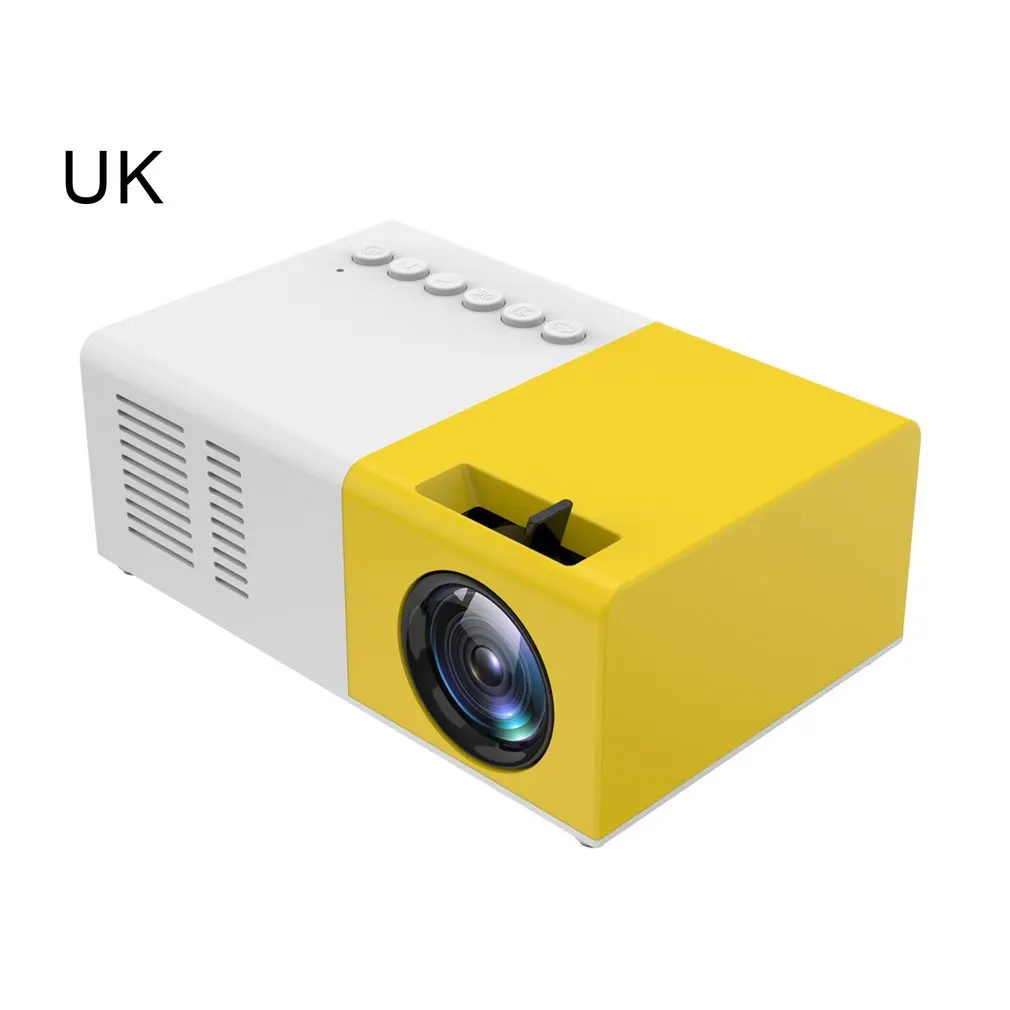 Portable Projector 3D HD LED Home Theater Cinema 1080p HDMI-compatible USB Audio Projector Yg300 Mini Camara Masanori