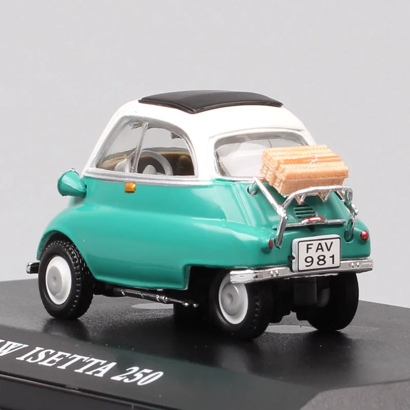 1:43 электронные весы старый ретро Cararama Isetta 250 пузырьковый автомобиль микрокар Diecasts& игрушки модели автомобилей детей 1955 акриловая коробка