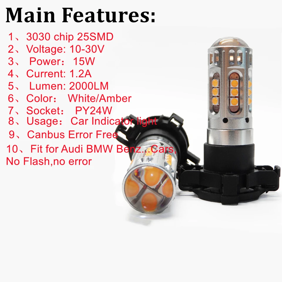 BMW x6 e71 e72 f16 f86,2007-2018用の無料LED電球,フロントライト
