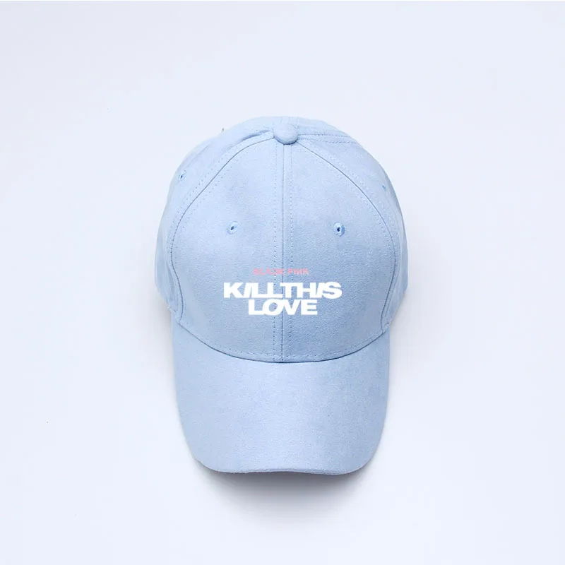 Новые Регулируемые мужские и женские шапки Blackpink Kill This Love одинаковые с принтом модные корейские стильные бейсбольныей козырек кепки унисекс