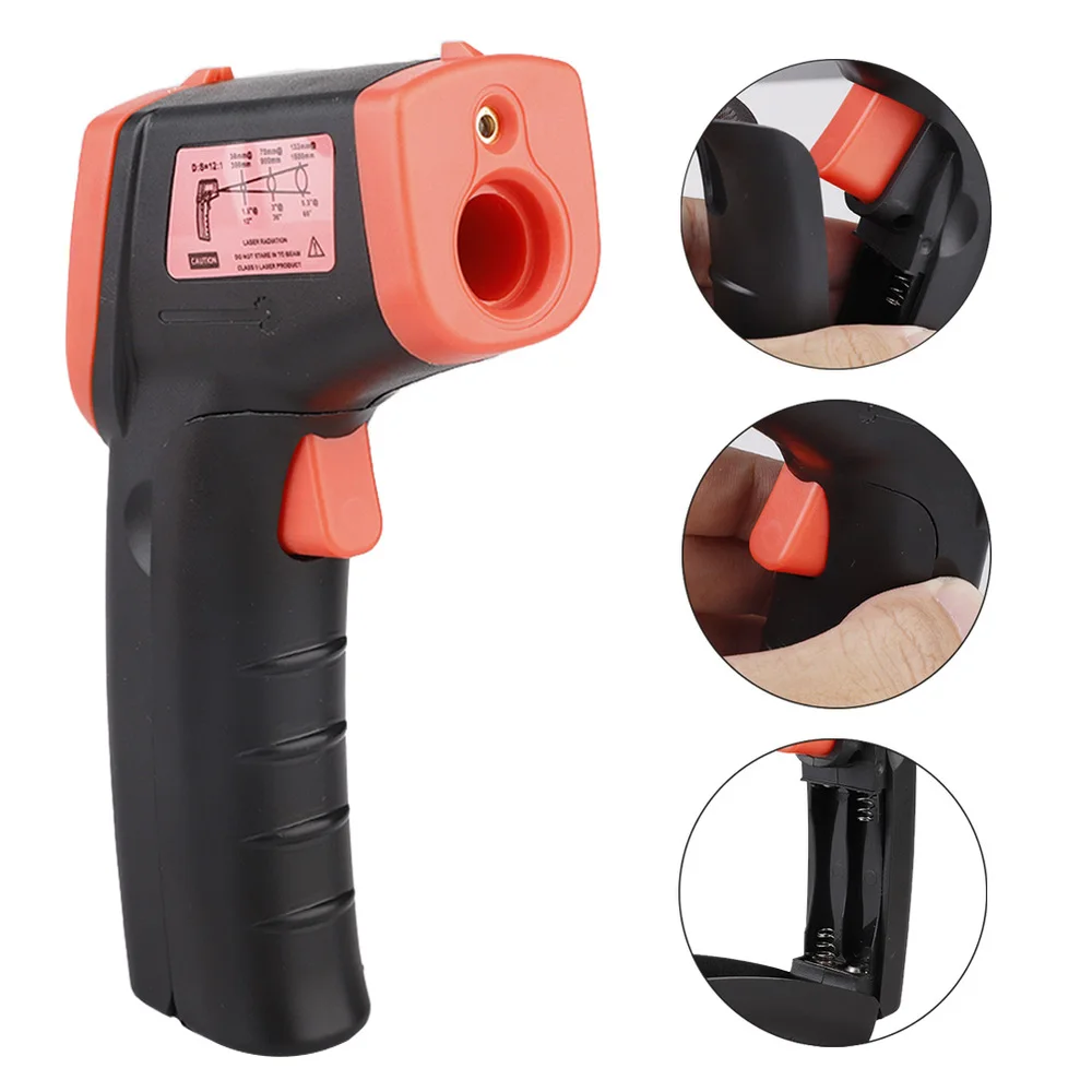 

Digital Infrared Thermometer Non Contact Infrared Thermometer Pyrometer IR Laser Temperature Meter Gun -50~600℃ for Home Use