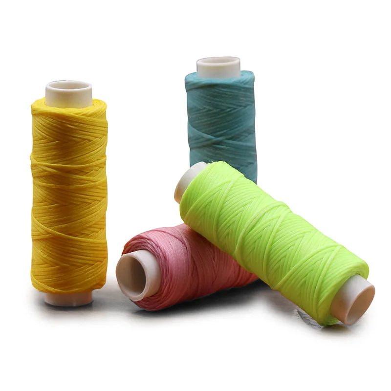 150D кожаная вощеная нить машинная вышивка швейные нитки искусственные нашивки