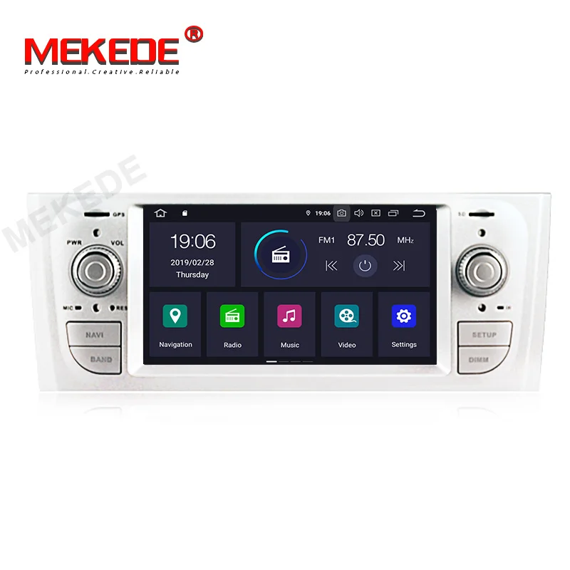 MEKEDE PX5 4+ 64G Android 9,0 gps Навигация стерео 6," автомобильный DVD мультимедиа для Fiat Grande Punto/Linea 2007-2012 с Радио/RDS
