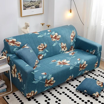 

Printed leaf pattern Sofa Cover Slipcover Sofa for sofa towel Living Room Furniture Protective Armchair couches sofa 1/2/3/4