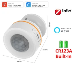 Tuya – détecteur de mouvement intelligent ZigBee 3.0, batterie, USB, 10M de Distance, Angle de détection de 120 °, application Smart Life 