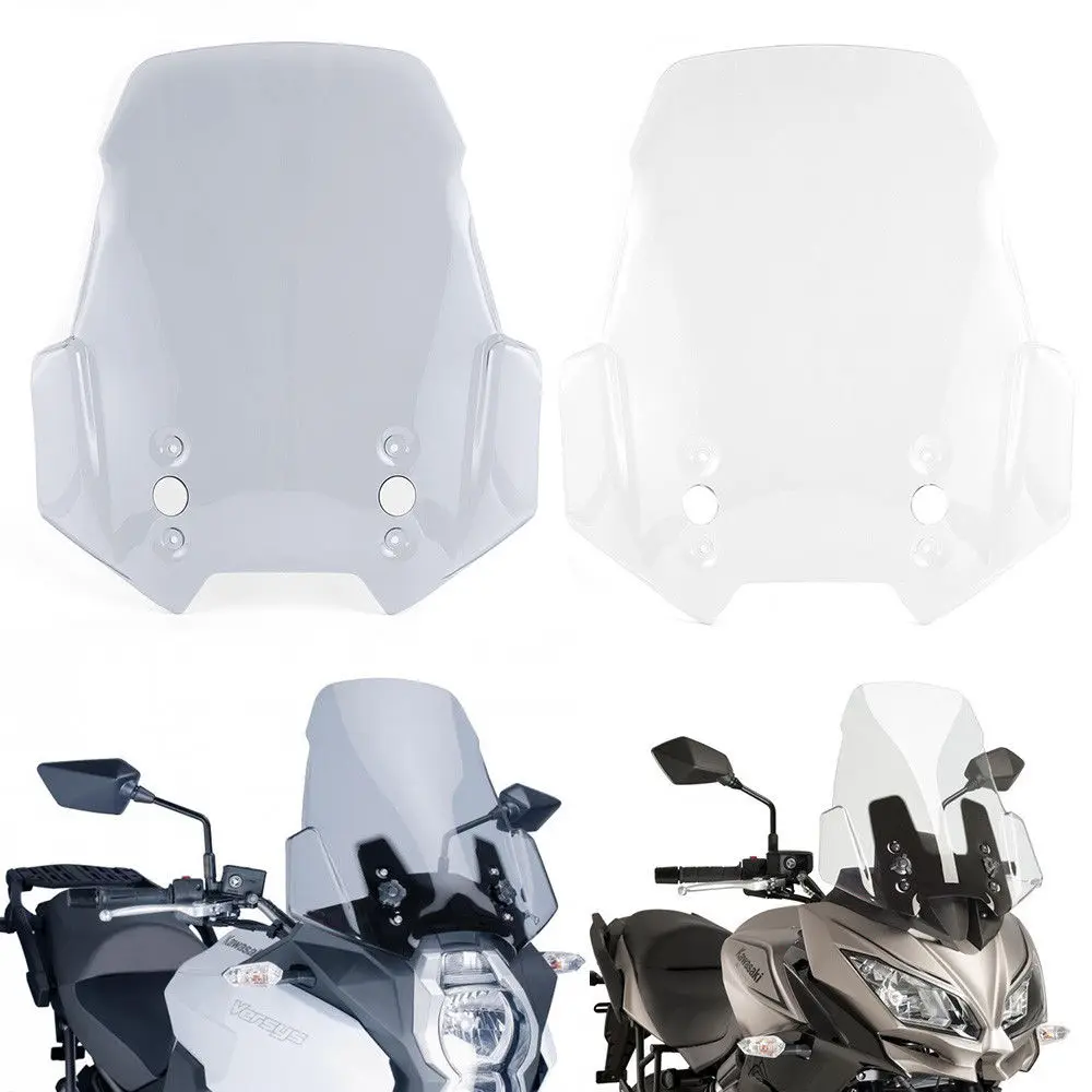 Защита для ветрового стекла мотоцикла защита Kawasaki Versys 650 1000 2015 2019 2012 2014 KLE650