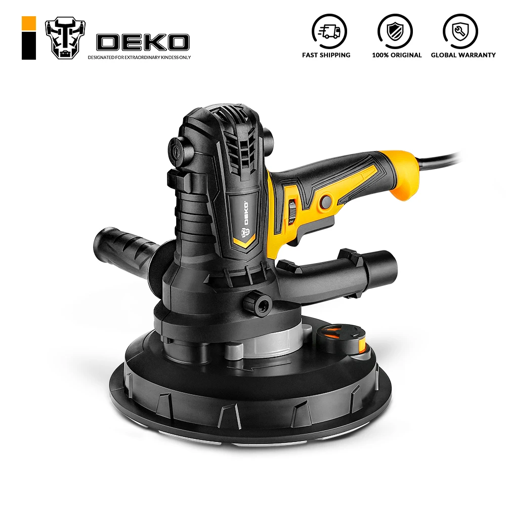 Шлифовальный станок DEKO DKWP180CD 900 Вт для гипсокартона с 6 листами наждачной