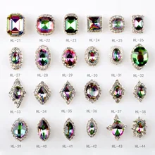Маникюр he jin zuan, стиль, K9, цветные лазерные Стразы для ногтей, украшения для ногтей DIY, аксессуары для ногтей, искусственный бриллиант