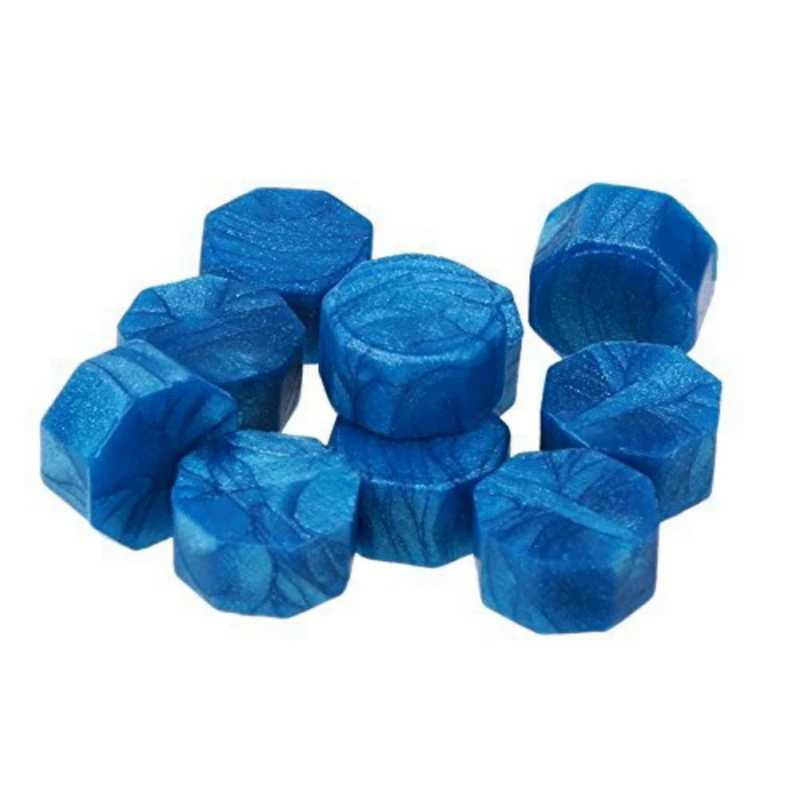  Vintage Octagon Sealing Wax Tablet Pill Beads For Wedding Invitation Envelopes Wax Seal Sticks Anci