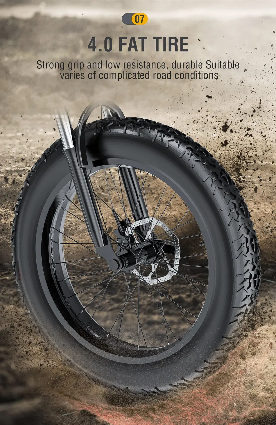 Mountain Bike Snow Bike Folding Ebike 