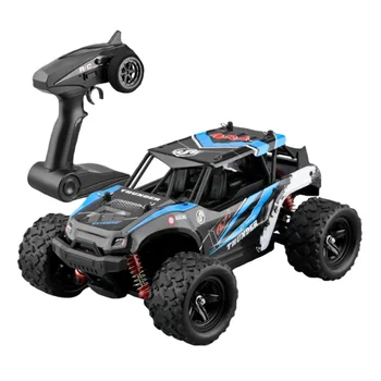 

40+MPH Remote Control Plastic High Speed Crawler 4WD 1:18 Easy Operation 2.4GHz Kids Off Road Large Battery Powered Model RC Car