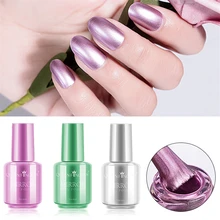 Зеркальный лак для ногтей 8 мл из нержавеющей стали с золотым и серебряным эффектом, стойкий и непромокаемый, 12 цветов на выбор