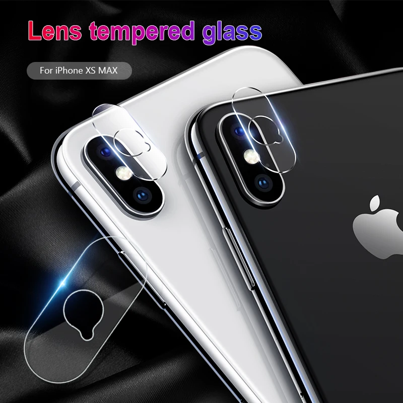 Закаленное стекло задняя камера объектив для iphone XR XS Max X 7 Plus 8 Камера Протектор