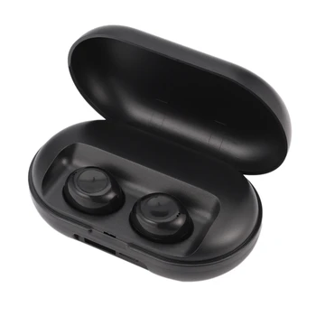 

ZLT-01 TWS Wireless Bluetooth 5.0 Earphone Stereo Bluetooth Touch-Headset AI Control Bluetooth 5.0 Headset for Smart Phone Black