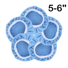 5 шт. микрофибра полировальная подушка крышка воском 5-" Запчасти для полировальной машины