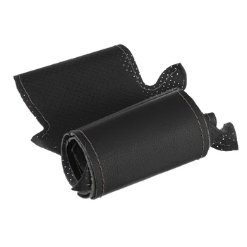 

Microfiber Leather Large Stitched PU Car Steering Wheel Cover Covers Wrap Braid for Chevrolet Cruze Aveo OrlandoHolden Ravon R4