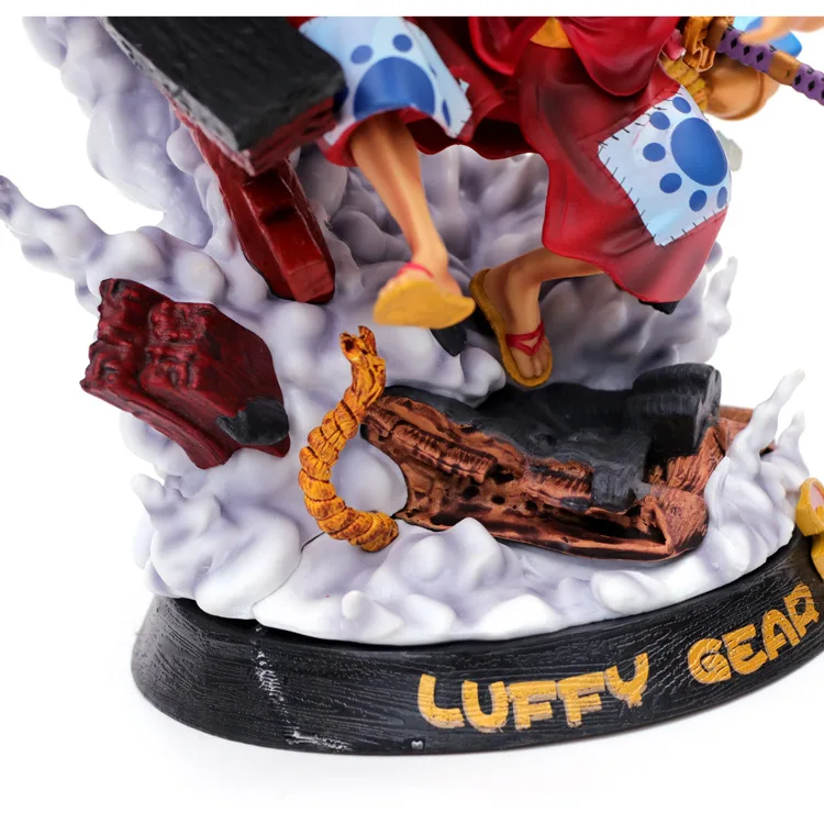 Аниме one piece Land Of Wano кантри Обезьяна D Luffy gear 3 ПВХ фигурка Коллекция Модель игрушки