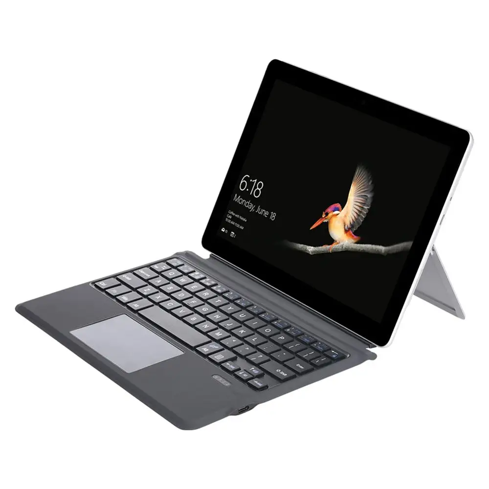 Ультратонкий ноутбук с Bluetooth 3,0 клавиатура Беспроводной таблетки клавиатуры для Microsoft Surface Pro 6/5/4/3 сильная Магнитная Адсорбция удобно ощущается удобен в ношении - Цвет: 10 inch no Backlit