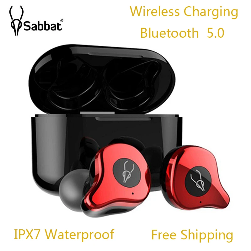 

The Newest Sabbat E12 TWS Wireless Bluetooth Headset Wireless Charge Box HIFI Monitor X12 Noise Earplugs Sports Headphones