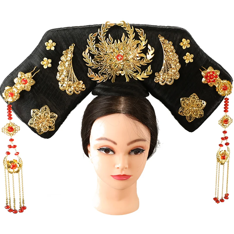 Ｑueen様　order髪飾り Beautiful Qing Dynasty Princess Hair Styling Queen Hair Empress