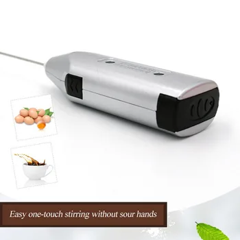 

1PC Electric Milk Frother Kitchen Cappuccino Egg Beater Drink