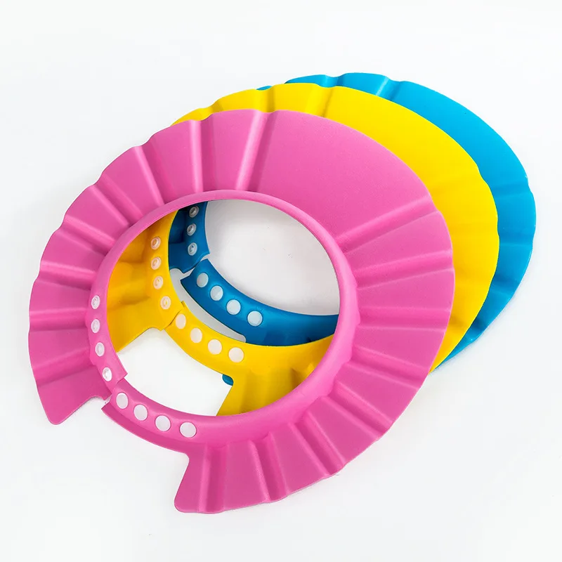 

CHILDREN'S Bathing Shower Cap Waterproof Bath Kids Women's Earmuff Big Boy Eye Protection Adjustable 6-10 Years Old Baby Useful