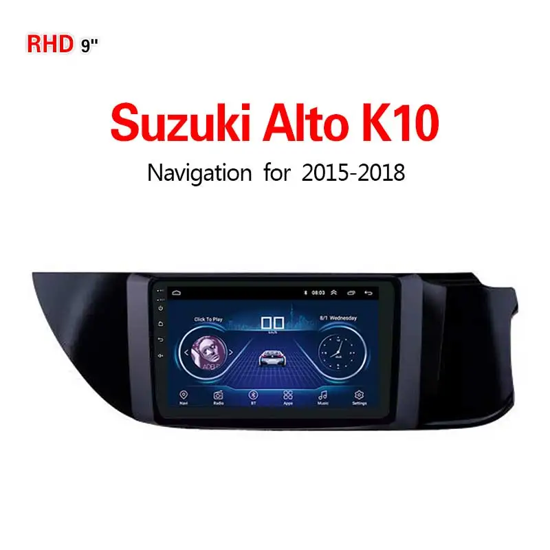 

Lionet GPS Navigation for Car Suzuki ALTO K10 2015-2018 9Inch RS2020X
