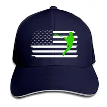 Лакросс американский флаг унисекс бейсбольная Кепка Классическая Регулируемая на липучке